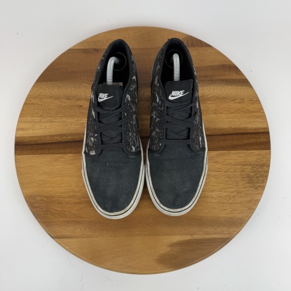 Mens Nike Toki Low Black Camo Spotted Comfort Casual Sneakers Shoes Size 9 M GUC - Picture 4 of 9
